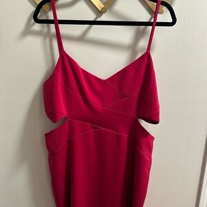 Designer midi cocktail dress